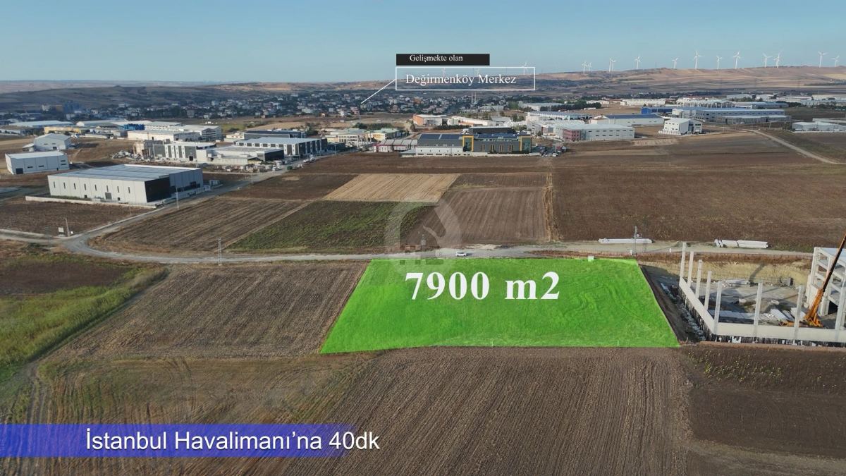Bacasız Üretime Uygun 7900 M2 Sanayi Arsası P.no:1814 En